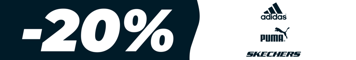 -20 SKECHERS, PUMA Y adidas
