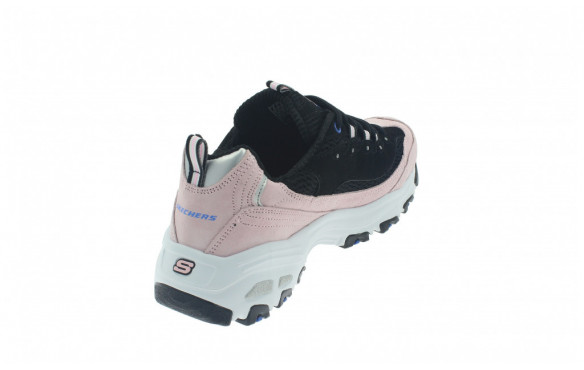 skechers d'lites hombre rosas