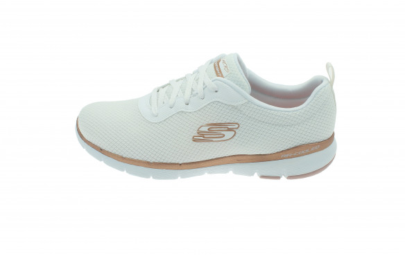 skechers flex appeal mujer beige