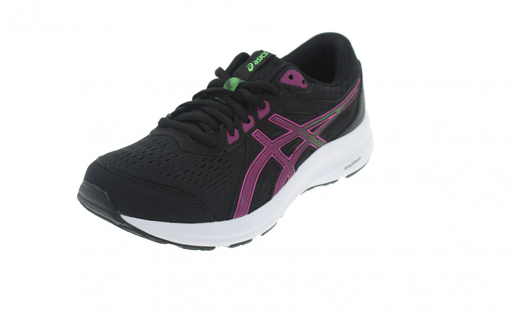 Zapatillas deportivas para niñas Asics en color negro y rosa