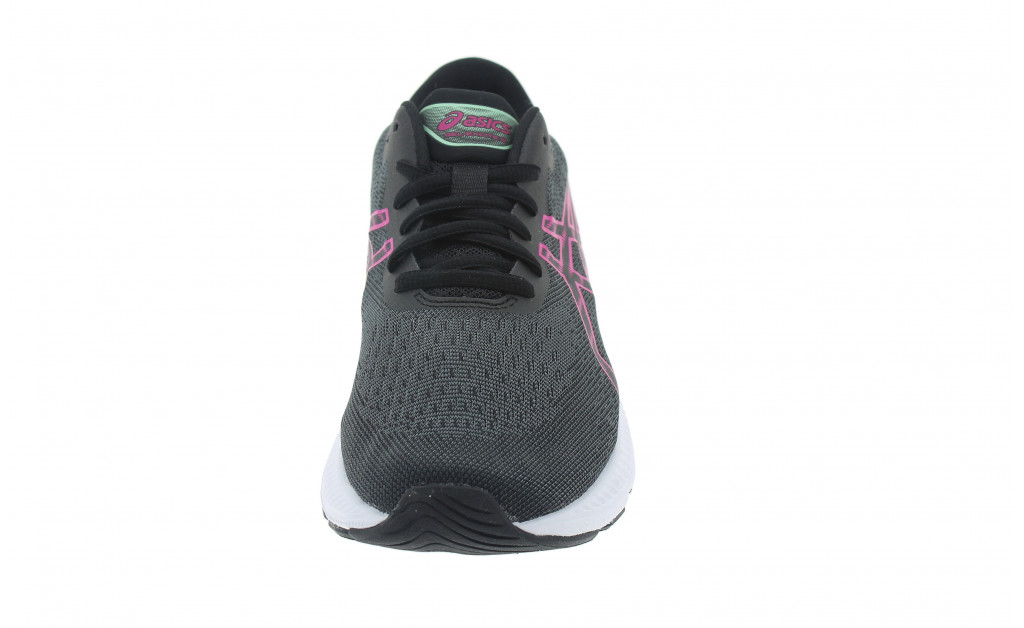 Zapatillas deportivas para niñas Asics en color negro y rosa. Color