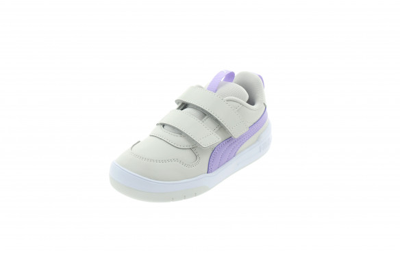 PUMA - Zapatillas blancas y rosa Multiflex SL Niña