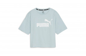 PUMA ESSENTIALS CROPPED LOGO TEE MUJER