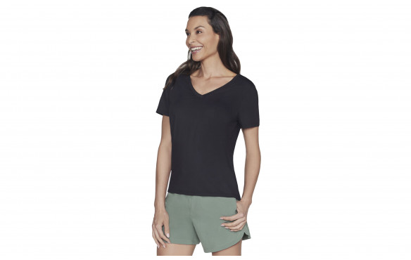SKECHERS GODRI SERENE V-NECK T-SHIRT
 MUJER_MOBILE-PIC3