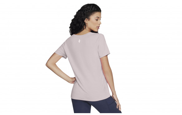 SKECHERS GODRI SERENE V-NECK T-SHIRT
 MUJER_MOBILE-PIC2