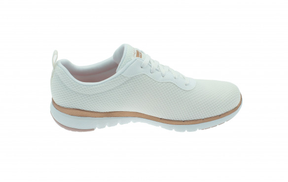 skechers flex appeal hombre dorados